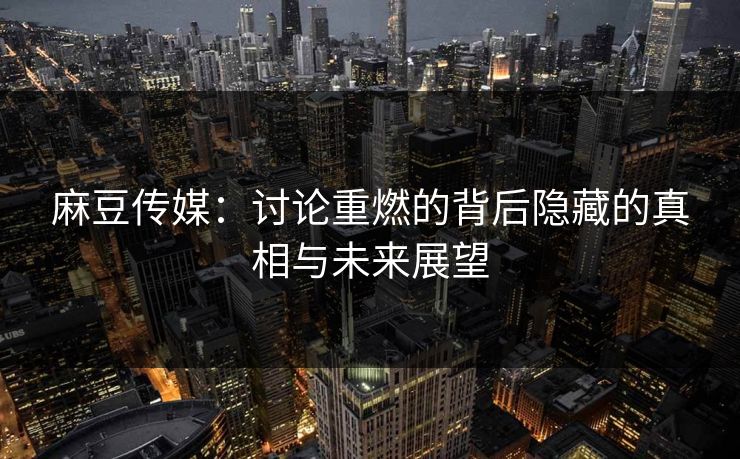 麻豆传媒：讨论重燃的背后隐藏的真相与未来展望